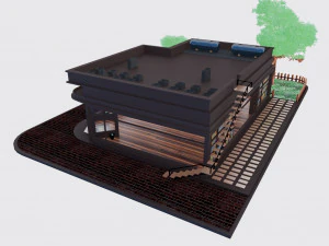 Negozio di libri Modello 3D