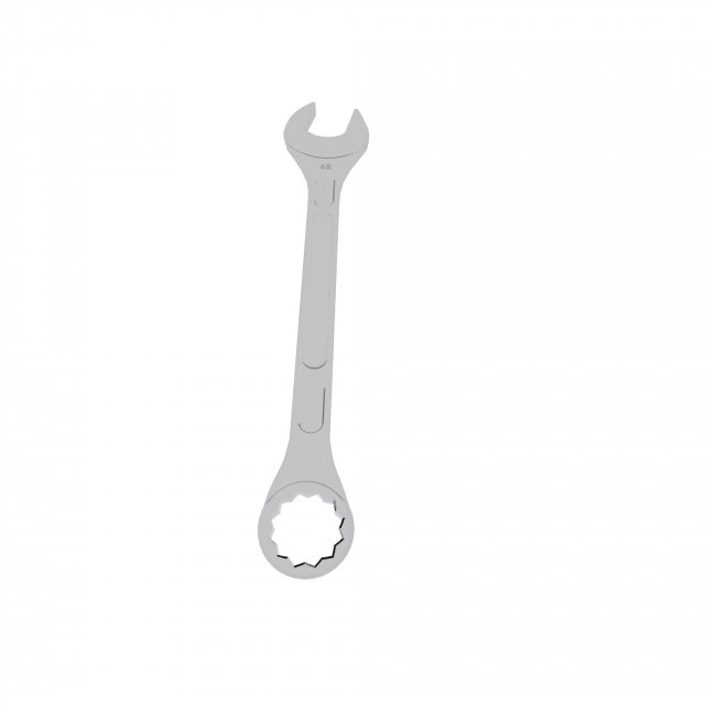 Wrench 3D Model .c4d .max .obj .3ds .fbx .stl .blend 