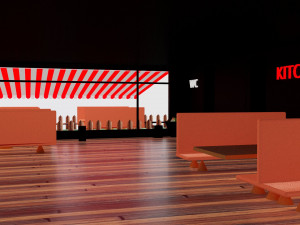 Burger Restaurant Modelo 3D