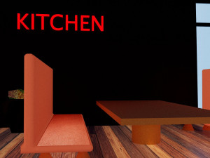 Burger Restaurant Modelo 3D