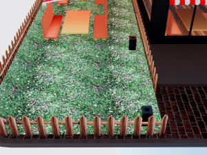Burger Restaurant Modelo 3D