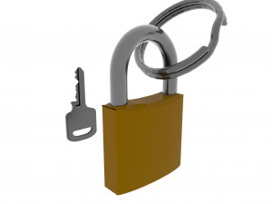 PadLock 3D Model
