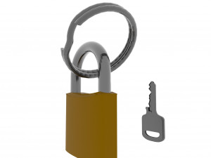 PadLock 3D 모델