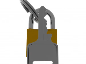 PadLock 3D Model