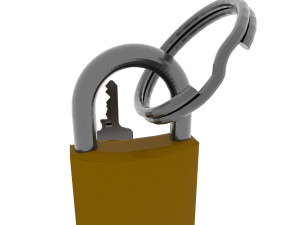 PadLock 3D 모델