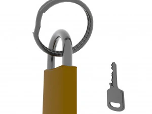 PadLock 3D Model