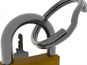 PadLock 3D 모델