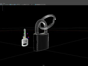 PadLock 3D Model
