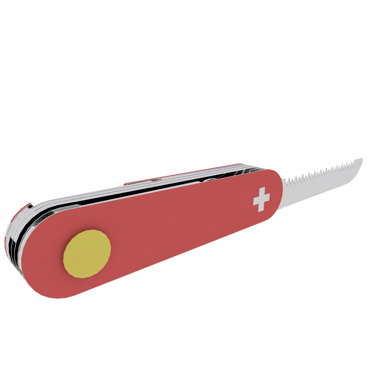 Swiss Army Knife 3D Model .c4d .max .obj .3ds .fbx .stl .blend