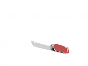Swiss Army Knife 3D Model