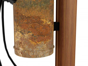 Listrik Kayu dan Saluran Telepon Model 3D