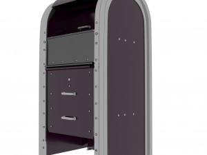 Trash Can and Mailbox Modèle 3D