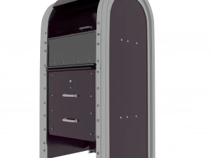 Trash Can and Mailbox 3D Model