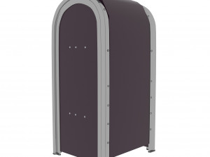 Trash Can and Mailbox Modèle 3D