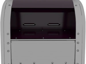 Trash Can and Mailbox 3D Model
