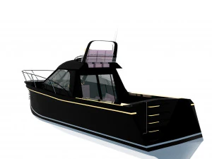Luxury Yacht 3D Model