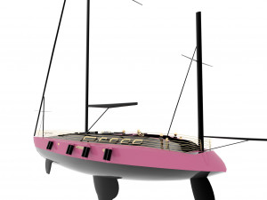 Luxury Yacht 3D Model