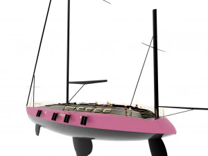 럭셔리 요트 3D 모델