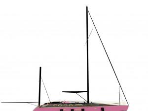 Luxury Yacht 3D Model