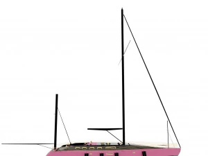 럭셔리 요트 3D 모델