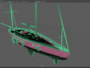 Luxury Yacht 3D Model