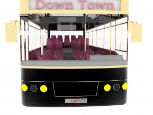 City Bus 3D Model