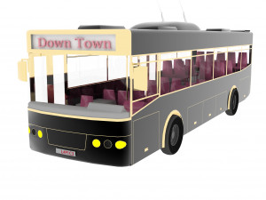 City Bus Modèle 3D
