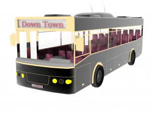 City Bus 3D Model
