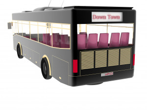 City Bus Modèle 3D
