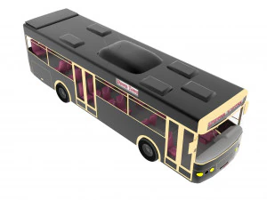 City Bus 3D Model