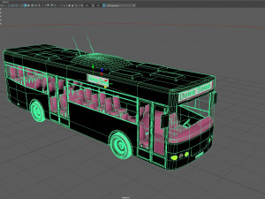 City Bus Modèle 3D