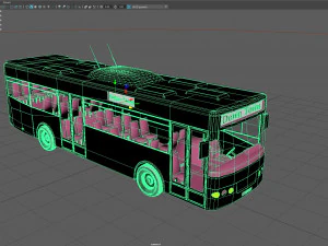 City Bus 3D Model