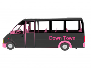 Minibus 3D 모델