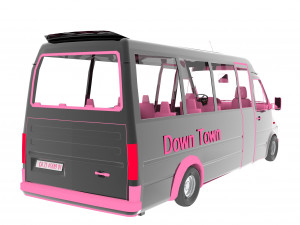 Minibus 3D 모델