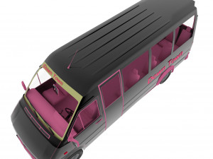 Minibus 3D 모델