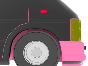 Minibus 3D 모델