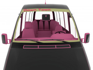 Minibus 3D 모델