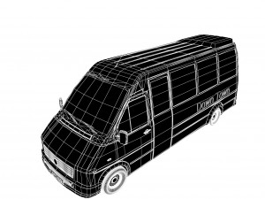 Minibus 3D 모델