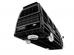 Minibus 3D 모델