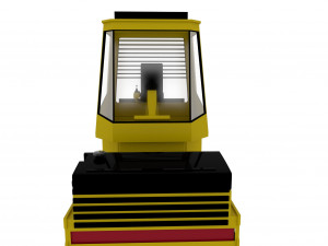 Asphalt Roller 3Dモデル