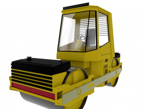Asphalt Roller 3Dモデル