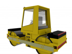 Asphalt Roller 3Dモデル