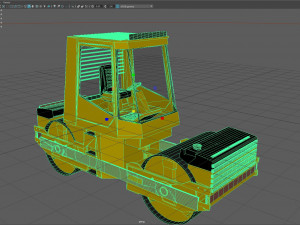 Asphalt Roller 3Dモデル