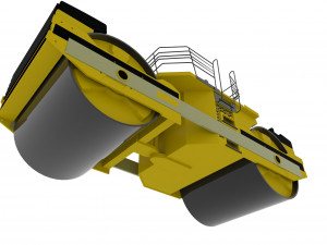 Asphalt Roller Modèle 3D