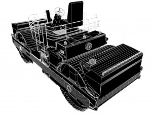 Asphalt Roller Modèle 3D