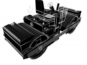 Asphalt Roller Modèle 3D