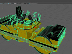 Asphalt Roller Modèle 3D