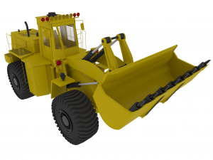 Bulldozer 3D Model