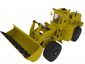 Bulldozer Model 3D
