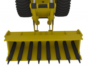 Bulldozer Model 3D